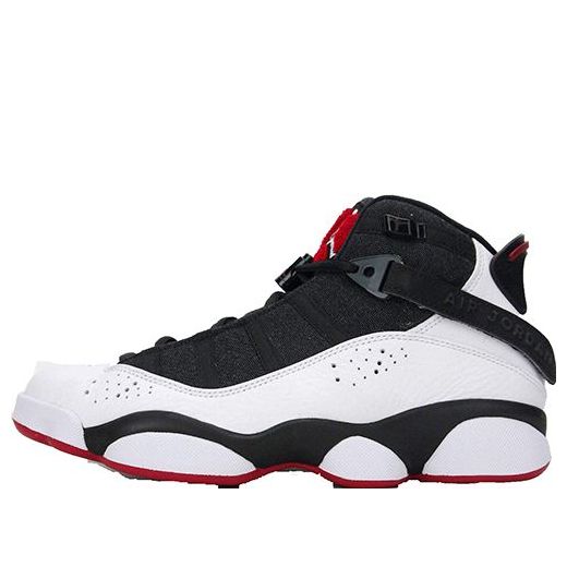 Air Jordan 6 Rings 'Black White Gym Red' 322992-012 Vintage Sportswear